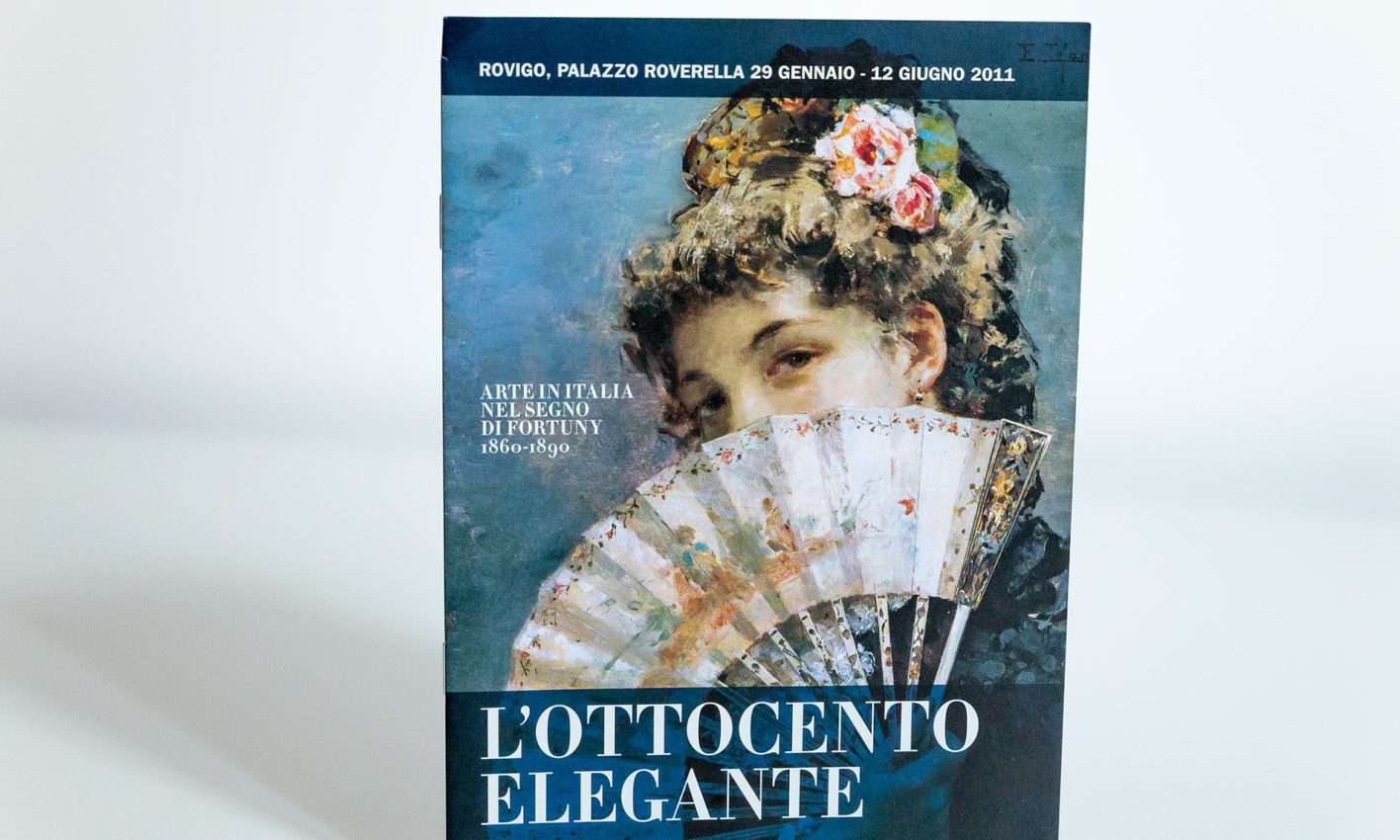 "L'ottocento elegante" a Palazzo Roverella, Rovigo. Committente: Fondazione Cassa di Risparmio di Padova e Rovigo; graphic design: Laura Bortoloni; anno: 2011